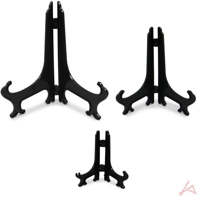 로리 소형이젤(블랙) 접시받침대소, 소