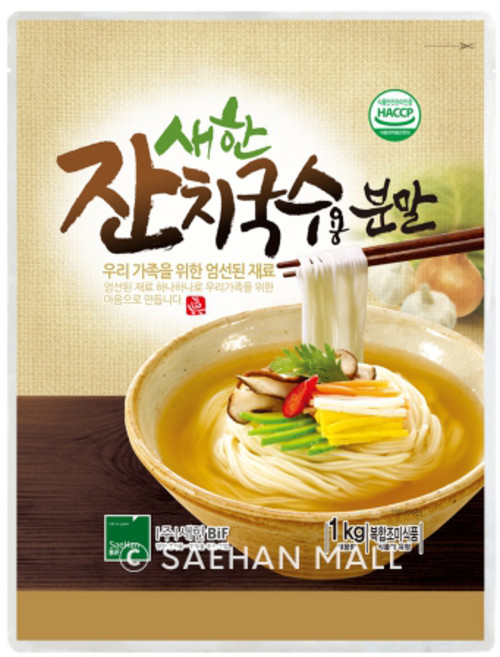 새한비아이에프 잔치국수용 분말, 1개, 1kg