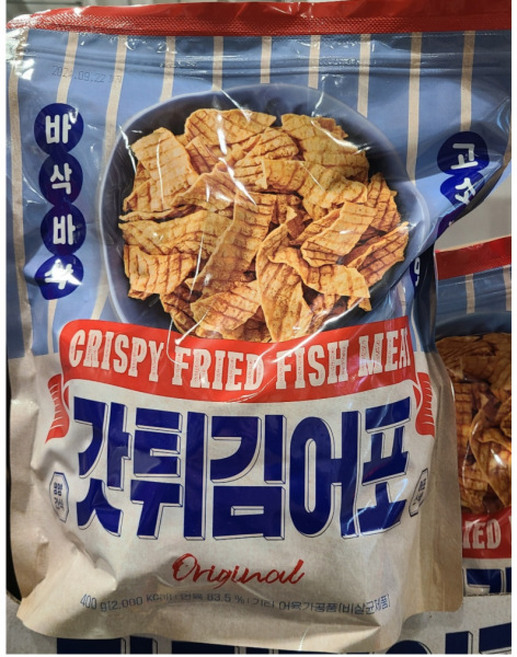 신화에프에스 갓 튀김 어포 코스트코, 400g, 1개