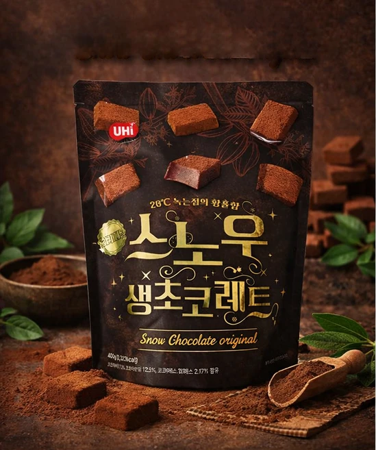 스노우 생초콜릿 오리지널, 80개, 5g - 쿠팡