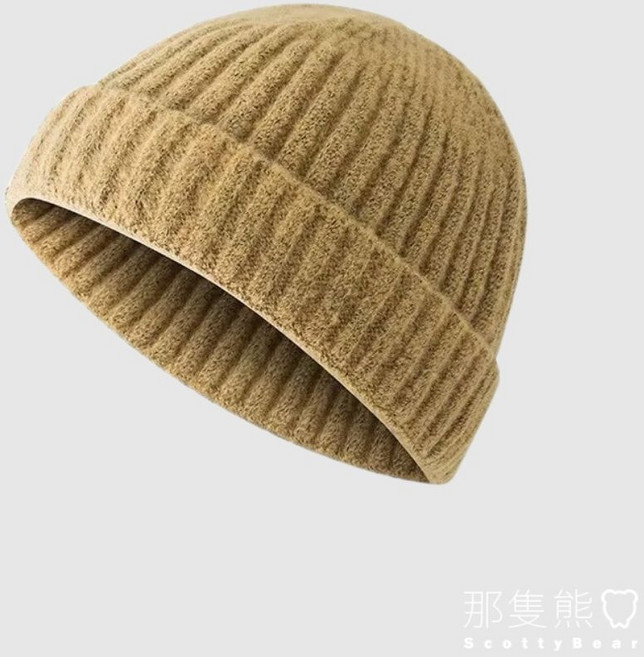 ScottyBear 那隻熊 短毛帽 復古保暖毛帽 日系針織水兵帽 保暖針織毛線賞雪帽 CM009