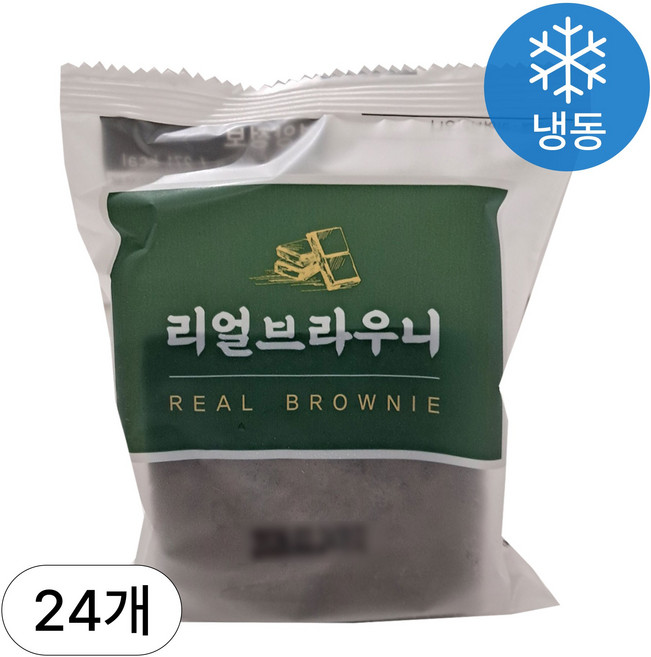 [인생건어물] 리얼 브라우니 1박스(60g*24개) 간식 대용량 업소용, 24개, 60g