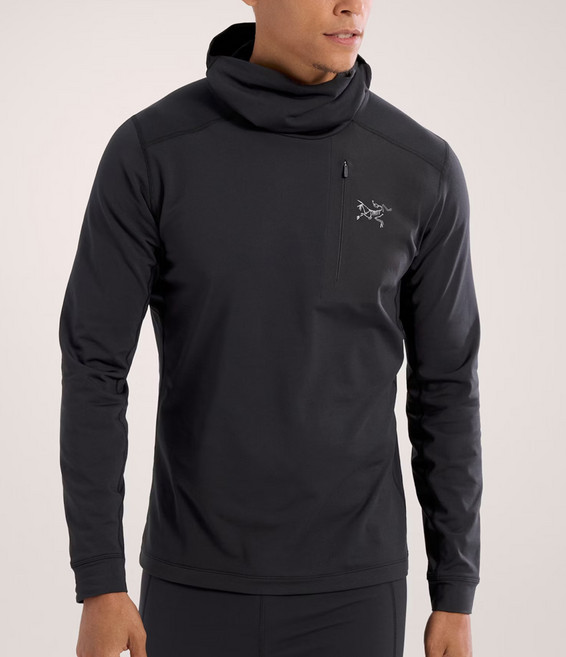 국내매장정품 아크테릭스 셔츠 티셔츠 25FW 로 LT 후디 맨 (ATPFM09423/BLK) (RHO HOODY M) 긴팔티 사계절티셔츠 스포츠 편한옷