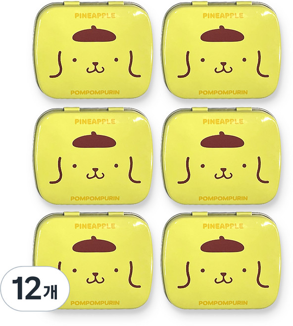 아텍스 산리오 캐릭터즈 폼폼푸린 캔디 파인애플향, 15g, 12개