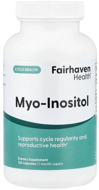 Fairhaven Health 미오이노시톨 캡슐 120정(캡슐 1정당 500mg) Health (페어헤이븐 헬스), 1개, 120정 - 쿠팡