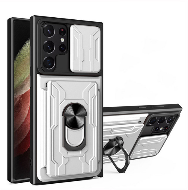 신서엔코 갤럭시 케이스 카드 포켓 자석 링 캠쉴드 범퍼 핸드폰케이스