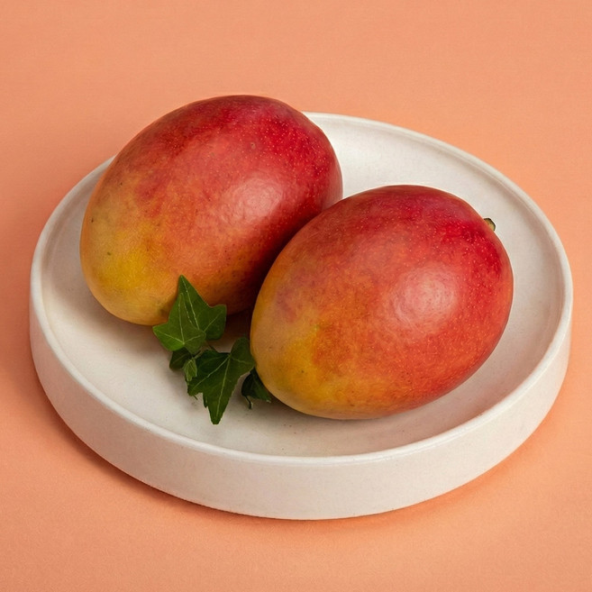 항공직송 고당도 브라질 애플망고, 1개, 4kg(7~10개)