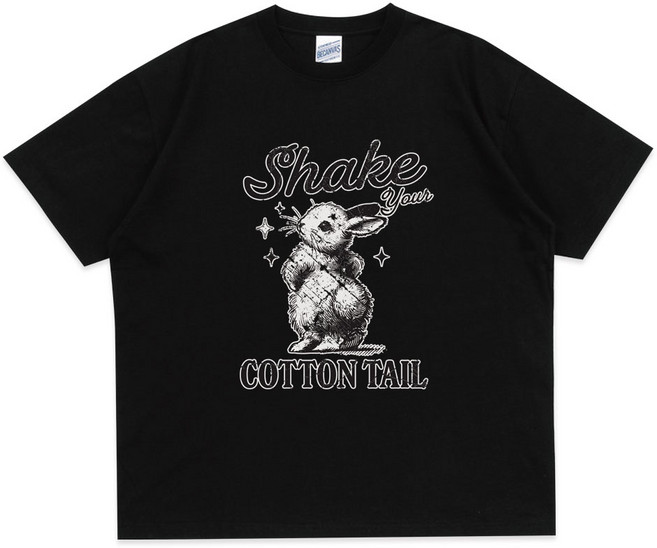 여성 오버핏 박스 반팔티 빈티지 캐주얼 티셔츠