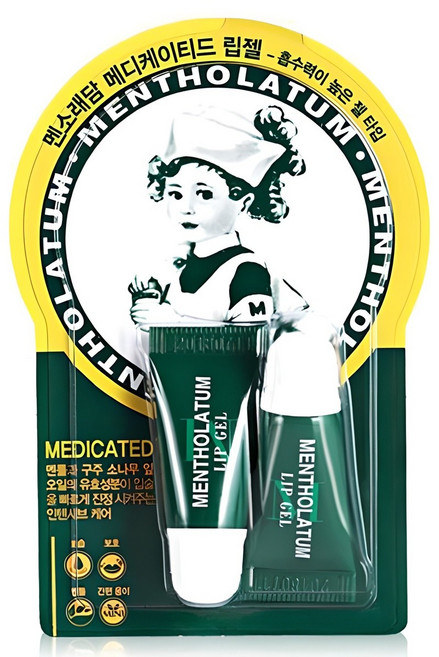 멘소래담 메디케이티드 립젤 2p, 무색, 3.5g, 1개