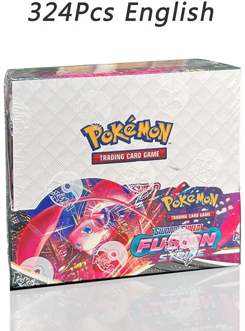 324/360개 영어판 TCG: 스칼렛 & 바이올렛 151 클래식 확장 부스터 박스 트레이딩 카드 36팩 선물, 04 Fusion Strike