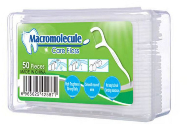 코지엘리 일회용 치실 휴대용 50EA*6세트(300개) 대용량, 6박스, 50개입, 7.5cm