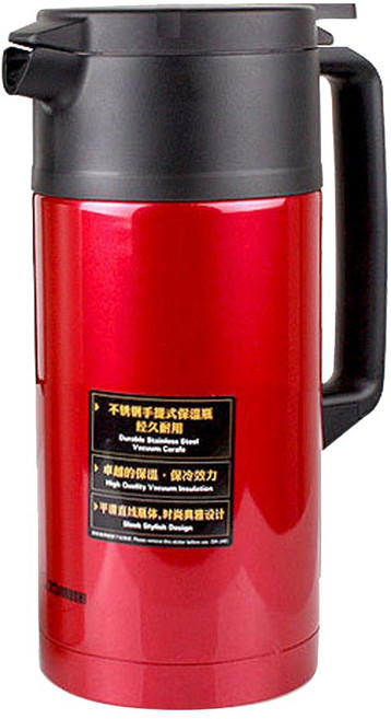 조지루시 보온보냉주전자 SH-JAE 1.5리터 진공포트, 레드 (SH-JAE15-RA), 1.5L, 1개