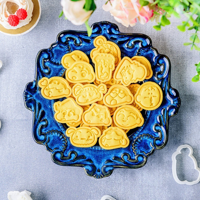 SAMARA 못말리는 짱구 쿠키틀 짱아 흰둥이 철수 훈이 쿠키커터, Xiaoxin 20 피스 슈트, 1개