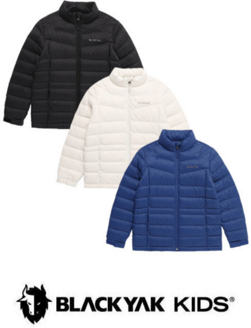 [백화점 매장판] 블랙야크 키즈 경량 다운자켓 남아옷 여아옷 아동공용 주니어 덕다운 데일리 패딩 경량패딩