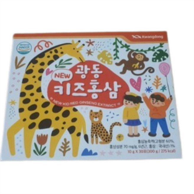 광동 NEW 키즈 홍삼 스틱, 300g, 10개