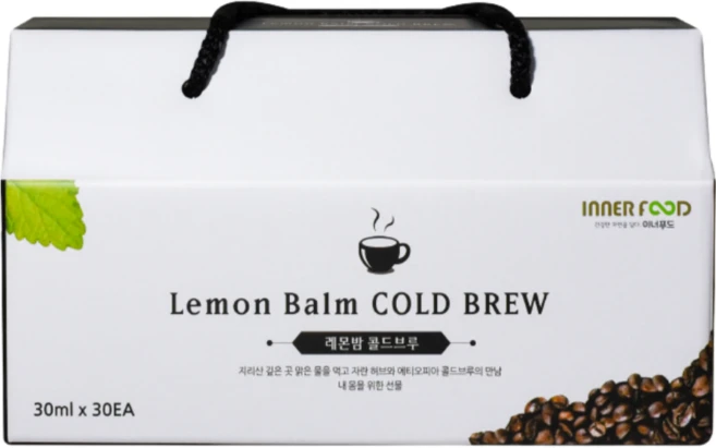 레몬밤 콜드브루 원액 더치커피 액상 파우치 커피 선물 답례품, 30개입, 2박스, 30ml - 쿠팡