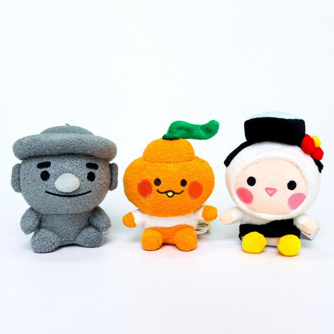 해녀 돌하루방 한라봉 제주도 인형 키링 봉제인형, 1개, 부라봉 한라봉, 12cm