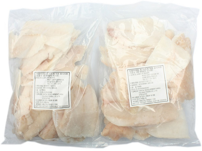 바다더해 동태포슬라이스 700g x 2팩 손질 명태포 필렛, 동태포슬라이스(700gx2ea), 1세트