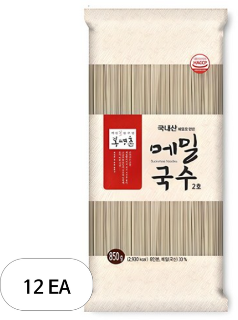 봉평촌 메밀국수, 850g, 12개