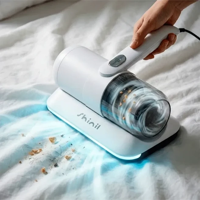 신일 살균 침구청소기 집먼지 진드기제거 침대 이불 매트리스 쇼파 카페트 UV살균, 상세 설명 참조