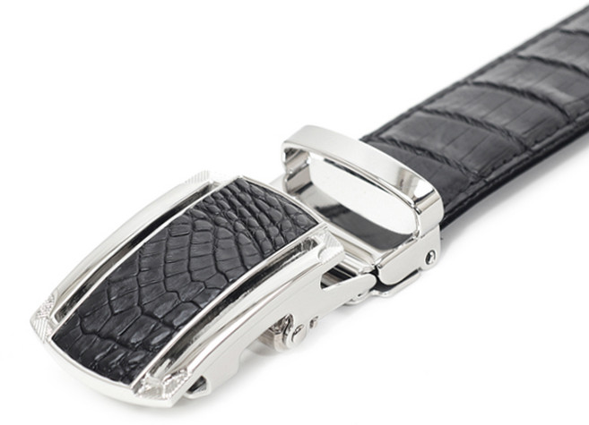 SCOAN 국내제작 천연 악어가죽 캐주얼벨트 정장벨트 5141