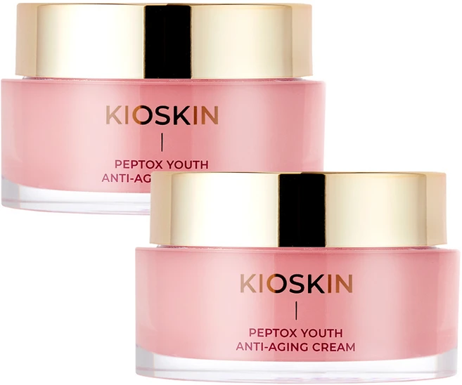 국내최초 107% 눈가주름개선 키오스킨 피부 탄력 안티에이징 펩톡스 크림 피부리프팅 쫀쫀한탄력 노화방지, 50ml, 2개 - 쿠팡