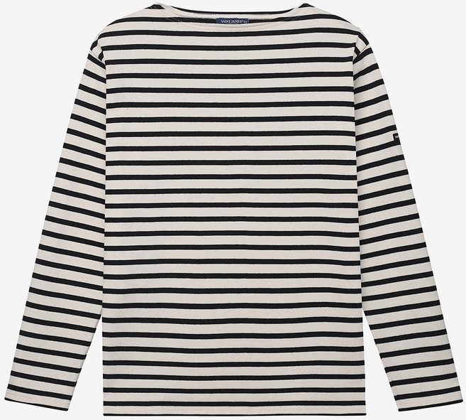 세인트제임스 길도 긴팔티셔츠 Guildo R Ecru/Noir