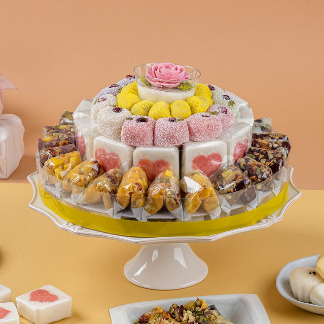 [떡보의하루 본사] 떡케이크 행복담 2단3호 전국150여개 매장 직접배달, 4.4kg, 1개