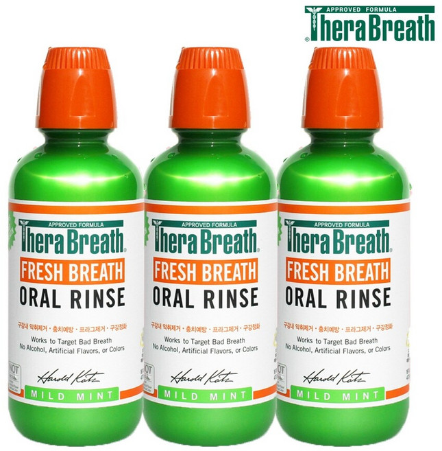 테라브레스 마일드 민트 가글 473ml x3개, 3개