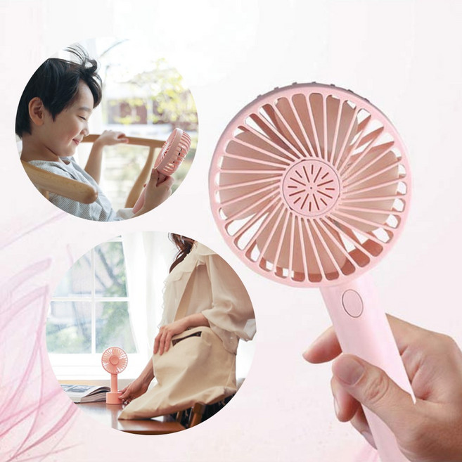 향이나는 휴대 손풍기 8906868, 핑크
