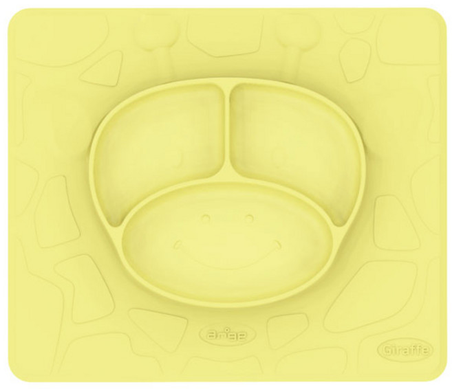 앙쥬 기린 식판 + 뚜껑, 1개