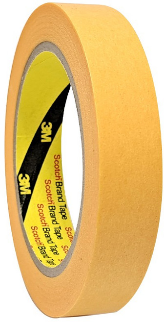 3M 244 와시 종이 내열 마스킹 테이프, 244 (25mm x 50M), 1개