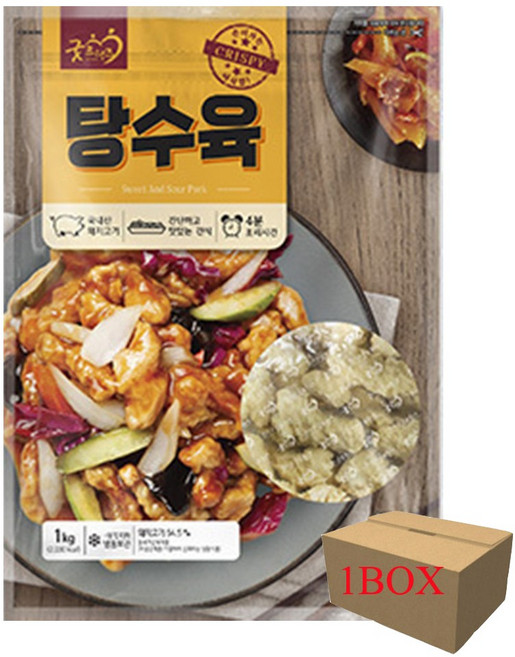 굿프랜즈 탕수욕 1BOX 1kgX10개, 10개, 1kg