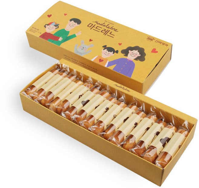 [신라명과] 마드레느(중) 225g 15개입 선물용쇼핑백, 1개