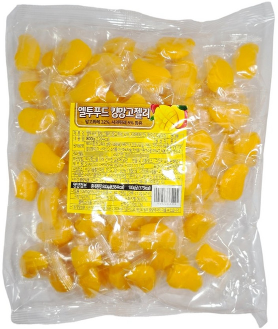 엘투푸드 킹망고젤리, 3개, 800g