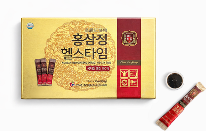 한국고려홍삼공사 홍삼정 헬스타임 15ml x 60포 부모님선물 추석선물 기력회복 장모님선물세트, 60개