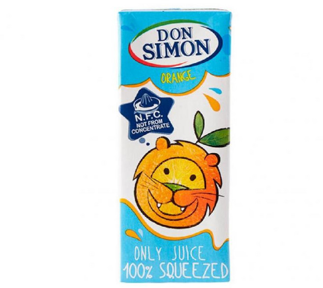 돈시몬 스퀴즈 오렌지주스, 200ml, 30개