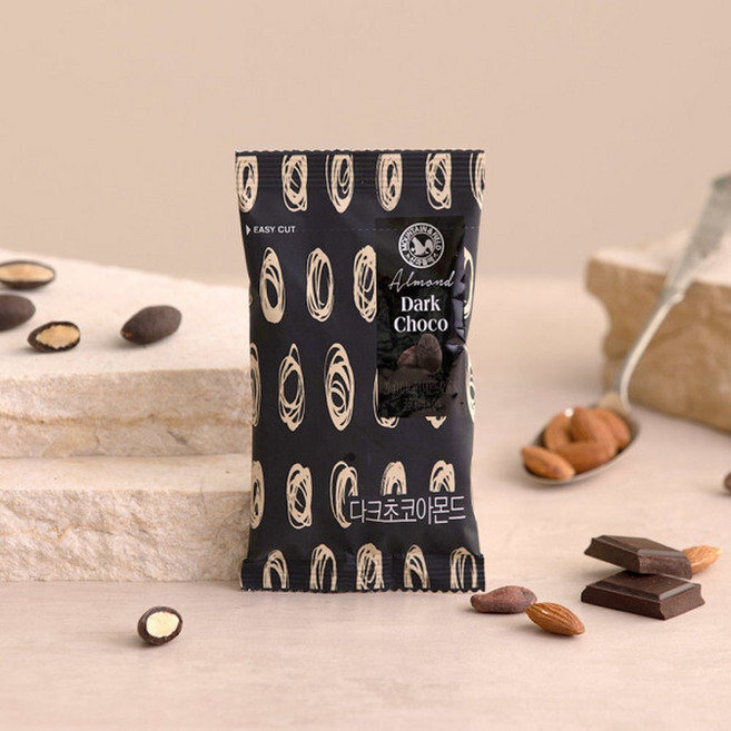 산과들에 초콜릿 견과류 다크초콜릿아몬드 20낱봉, 20g, 1개