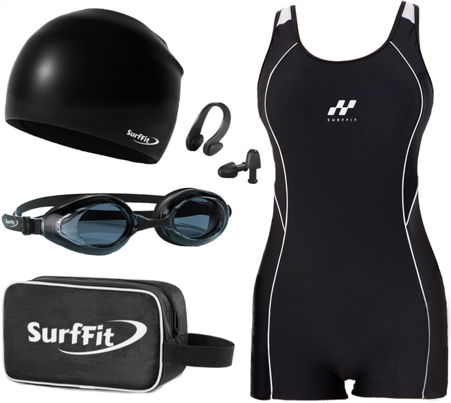 써핏 여성 3부 민소매 실내 원피스 수영복 6종 세트 SFSW011