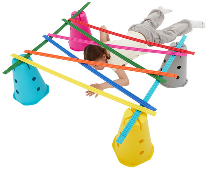 아이소파 아이짐 네트바 장애물 통과 놀이 IG-P030 유아 체육대회 놀이 체육 교구, 1개