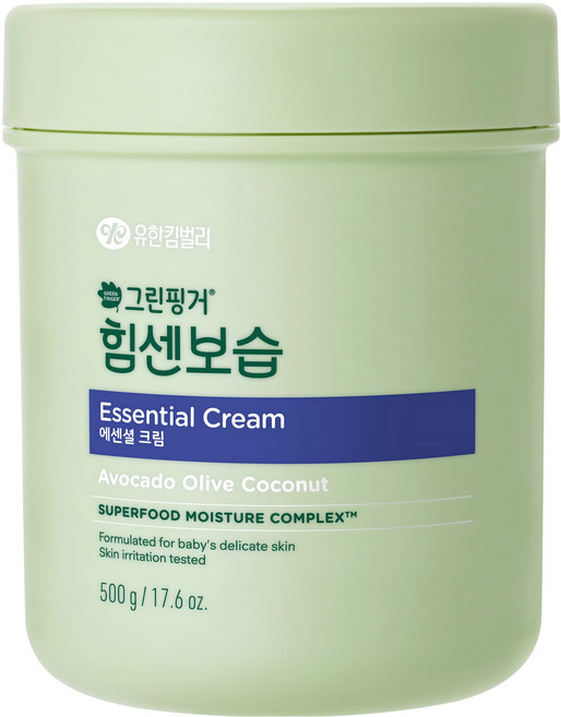 그린핑거 힘센보습 에센셜 유아크림, 500g, 1개