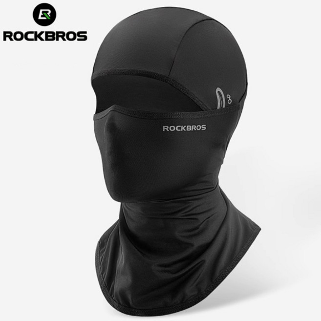 ROCKBROS 여름 사이클링 풀페이스 마스크 태양 보호 MTB 로드 자전거 헬멧 스카프, LF84921