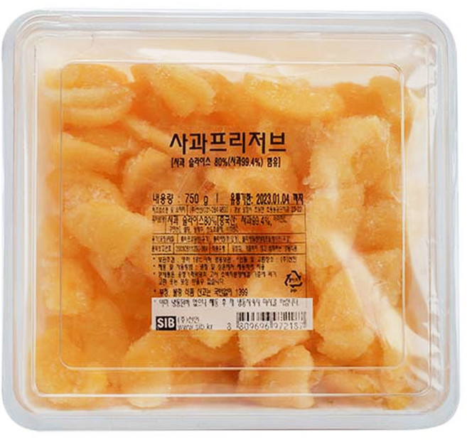 선인 사과 프리저브 750g 아이스박스포장, 1개