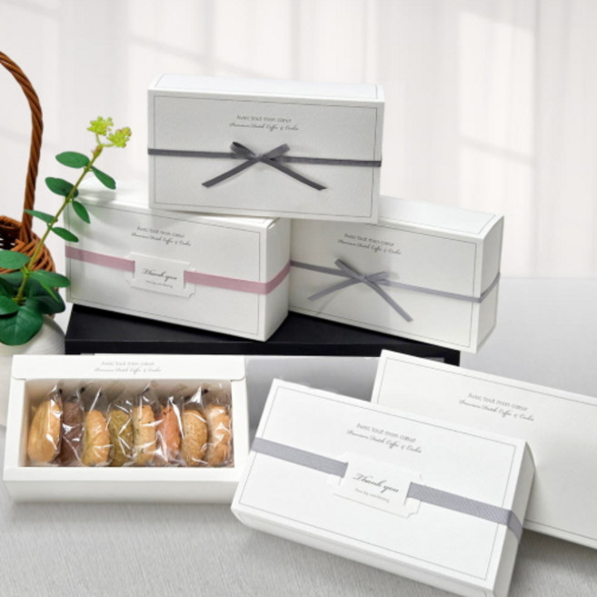 쿠키 답례품 1일이내발송 결혼식 돌 답례 연말 크리스마스 단체 선물 결혼 조의 회사 수제쿠키 세트, 기본형/리본없음, 1개