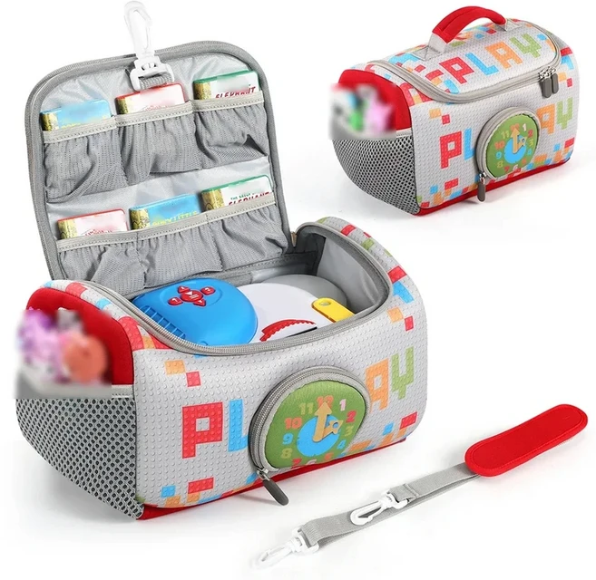 Story Dream Machine Books 스타터 세트 보호 용기용 Little Tikes와 호환되는 케이스, 02 Red, 01 CHINA