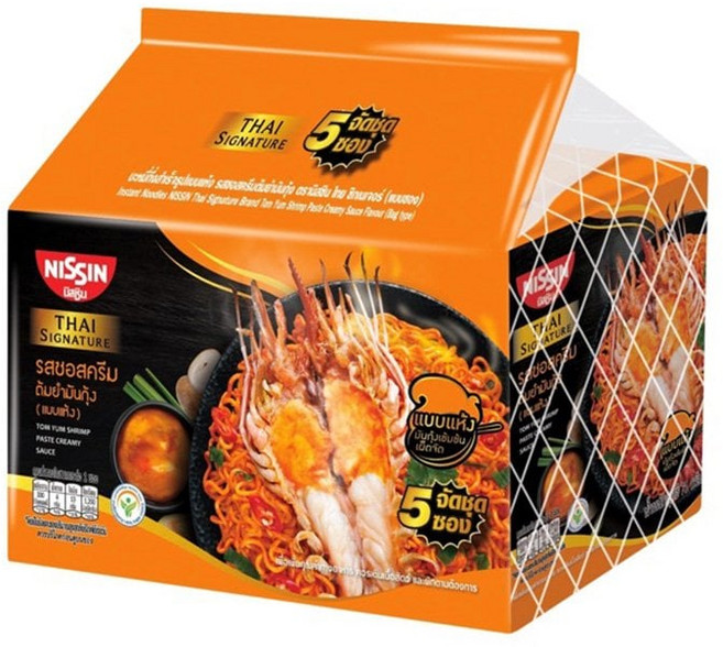 Nissin 日清泰國精選酸辣龍蝦風味乾拌泡麵, 1個