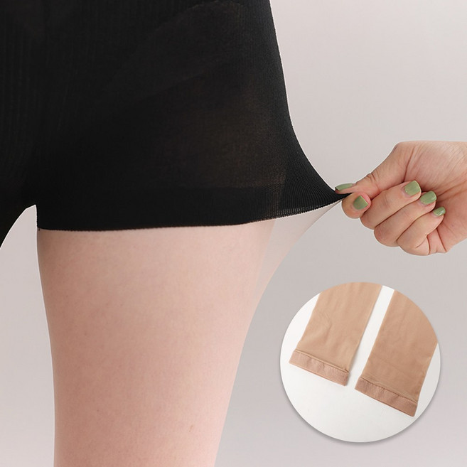 엠엠스포츠 여성 국산 자외선차단 올풀림방지 속바지 골프 속바지 스타킹, 무발, 스킨, 1개