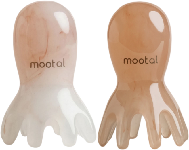 무탈 두피괄사 머리 승모근 지압 마사지기 1+1, 크림1개 + 딥크림1개, 2개