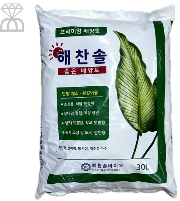 풀드림몰 그린존 해찬솔 30L 분갈이 흙 피트모스