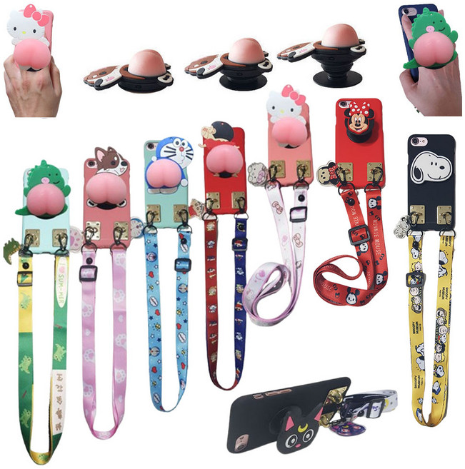 갤럭시X커버5 SM-G525N 케이스 세트 핸드폰 목걸이 스마트톡 파스텔 실리콘 젤리 스트랩 크로스백 그립톡 거치대 휴대폰 숄더 넥스트랩 심플 캐릭터 클스hee